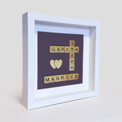 Scrabble Wedding Gift