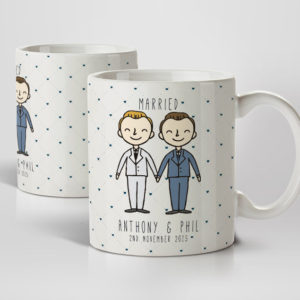 2 Perfect Guys Wedding Mugs