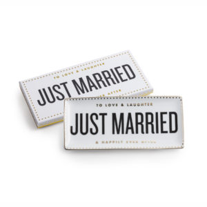 Just Married Tray