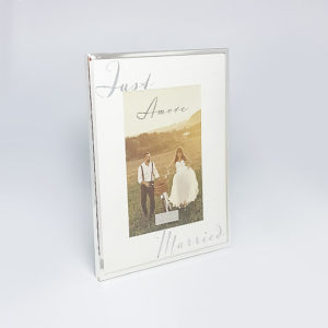 Silver Just Married Frame