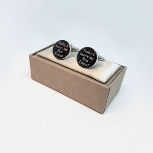 Today I Marry My Best Friend Cufflinks