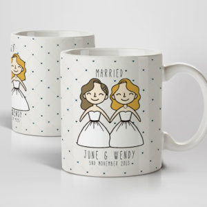 2 Gals Married Mugs