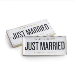 Just Married Tray