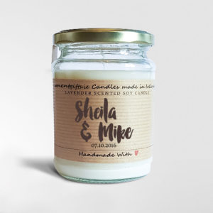 Personalised Candle
