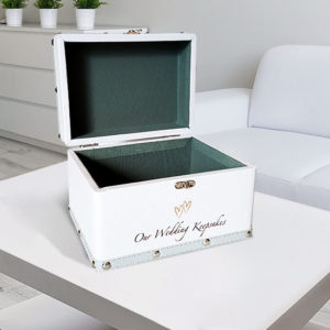 our wedding keepsake box large