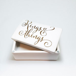 Rings & Things Ceramic Jewellery Box