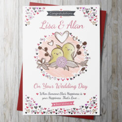 Personalised Wedding Card