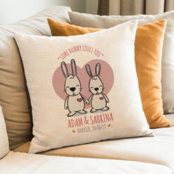 Some Bunny Loves You Cushion