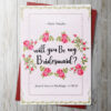Will you Be my Bridesmaid? 2 – Personalised Card
