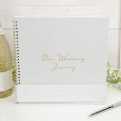 Ring Bound Wedding Journal Our Wedding Journey