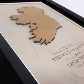 Bespoke 3D Wood Where We Got Married 1