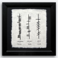 Faith Hope Love Ogham