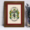 Single Family Crest Frame