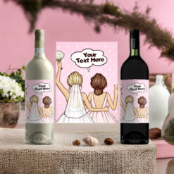 Bridesmaid Personalised Wine