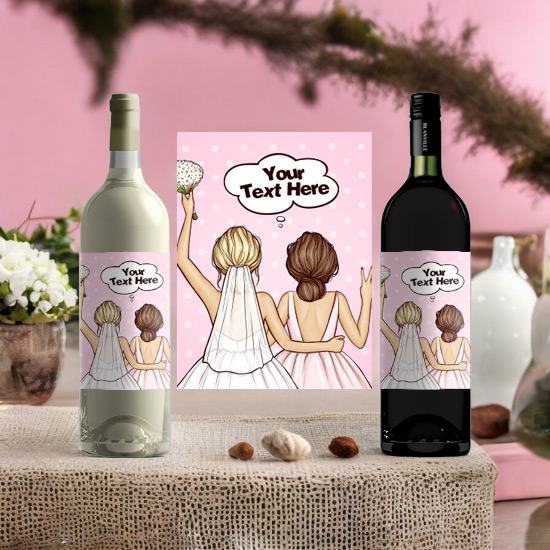 Bridesmaid Personalised Wine