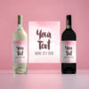 Your Own Text Wine - Red