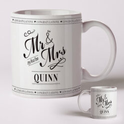 Mr & Mrs Mug (Personalise)