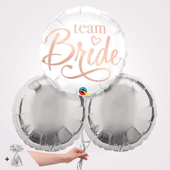 Team Bride Foil Balloon Bouquet