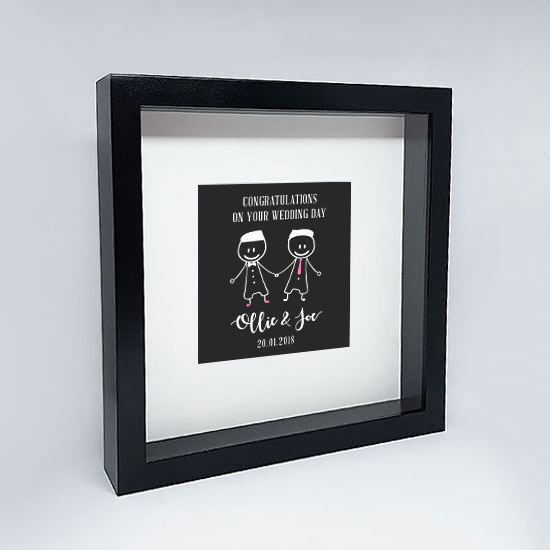 Mr and Mr Box Frame (SAME SEX MALE) - Image 2