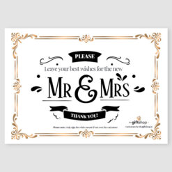 please Leave your best wishes for the new mr and mrs
