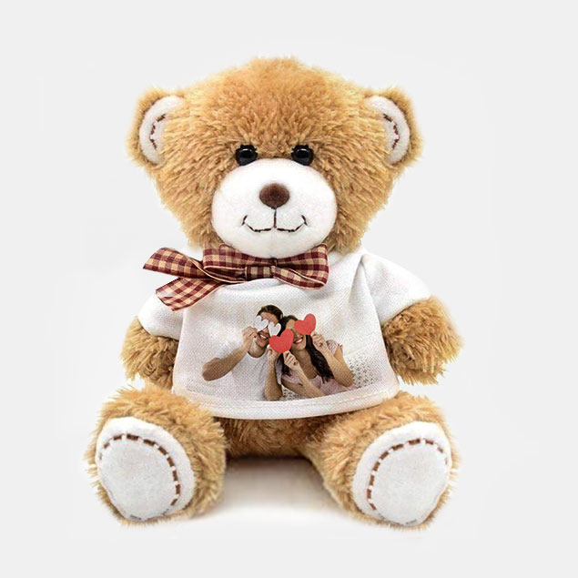 Add Your Own Photo Teddy Bear - Design 2 (Choose Teddy) - Image 2