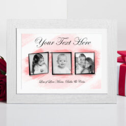 Photo Collage Framed Print (3 Photo Upload)