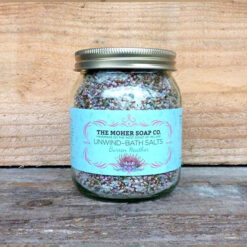 Burren Heather Unwind Bath Salts Jar
