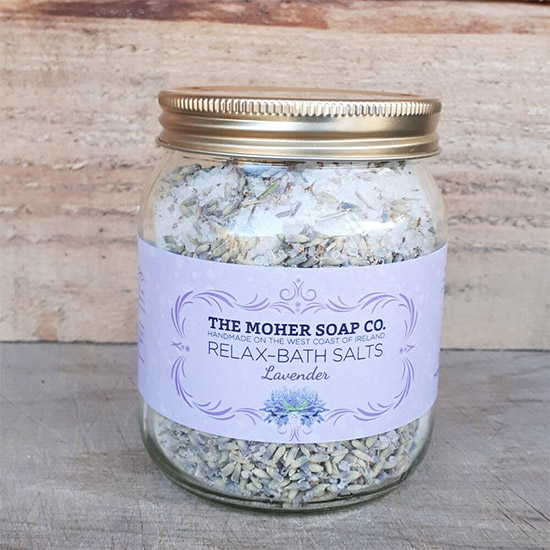 Lavender Relax Bath Salts Jar