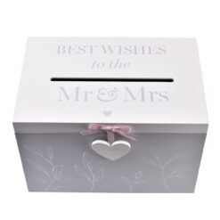 Wedding Thank You Card Box - "Cards & Wishes For The Happy Couple2