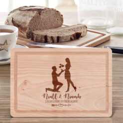 Chopping Board Engagement Gift Personalised