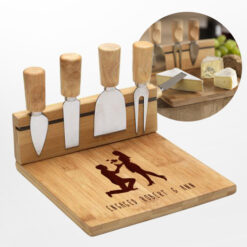 Personalised Engaged Cheese Board Set