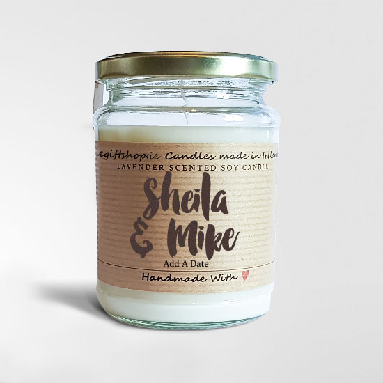 Personalised Soy Candle