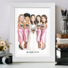Custom Caricature for 5 People