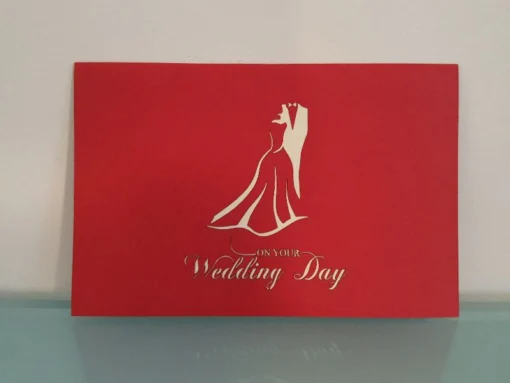 On Your Wedding Day – Irish Made Pop Up Cards2