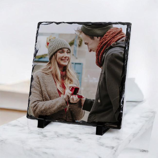 Personalised Photo Slate With Glossy Finish2