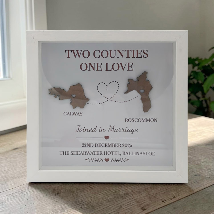 Personalised 3D Wooden Frames